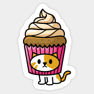 Cupcake Cat Sticker